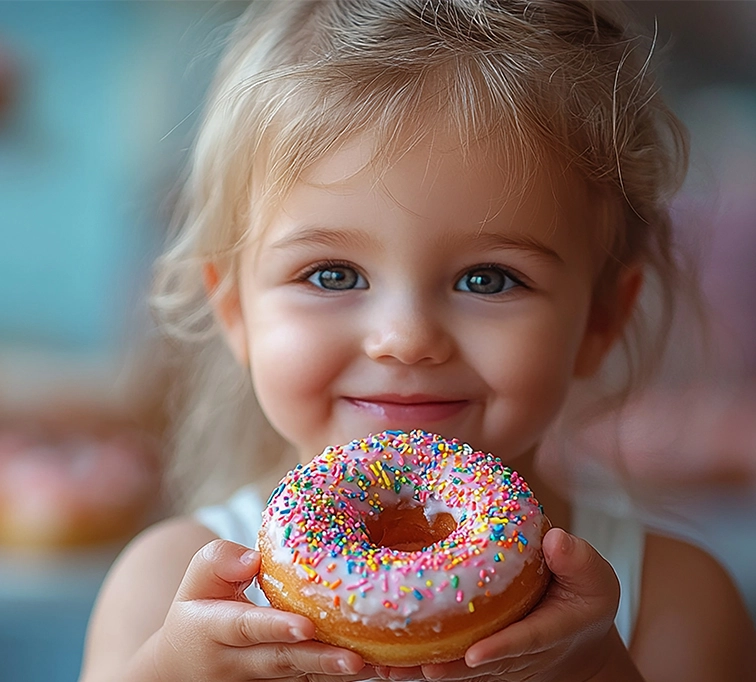 Enfant décorant des cupcakes lors d'un atelier pâtisserie à Vedène chez JELENA'S CAKE